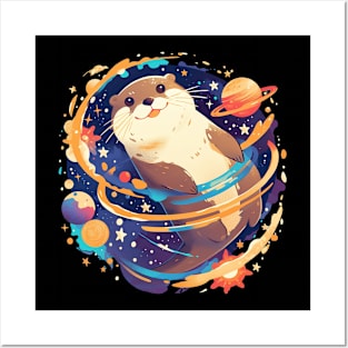 space otter Posters and Art